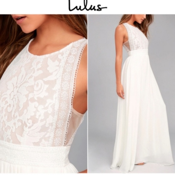 Lulu’s Forever and Always Formal maxi dress - Picture 3 of 10